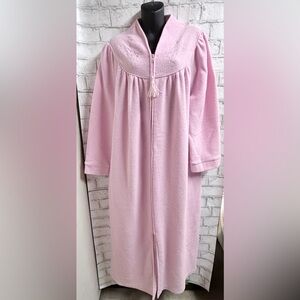 Granny Fairset Pink Zip-Up Housecoat/Robe